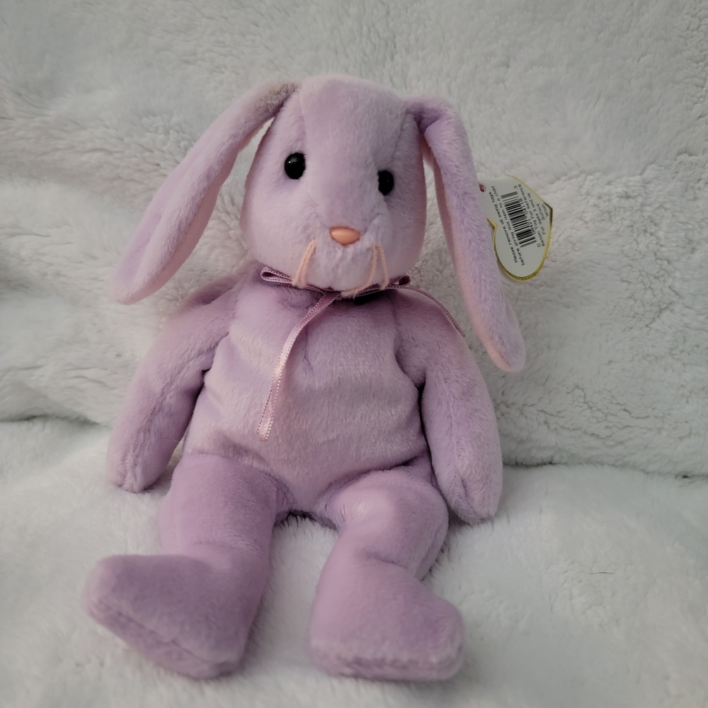 Plush Lavender Bunny Toy